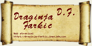 Draginja Farkić vizit kartica